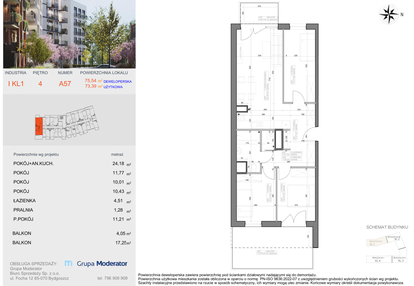 Mieszkanie w inwestycji: Industria etap I-A
