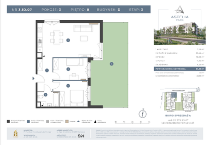 Mieszkanie w inwestycji: Astelia Park etap 1A i 3