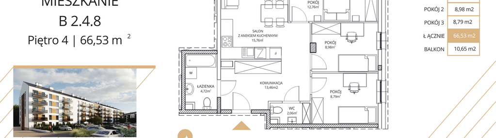 Mieszkanie w inwestycji: Apartamenty Nowe Miasto