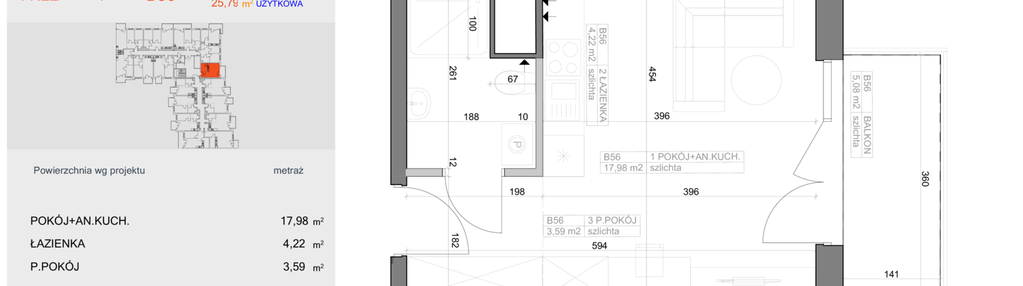 Mieszkanie w inwestycji: Industria etap I-B
