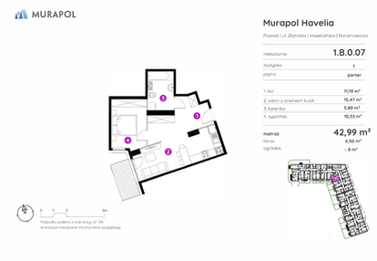 Mieszkanie w inwestycji: Murapol Havelia