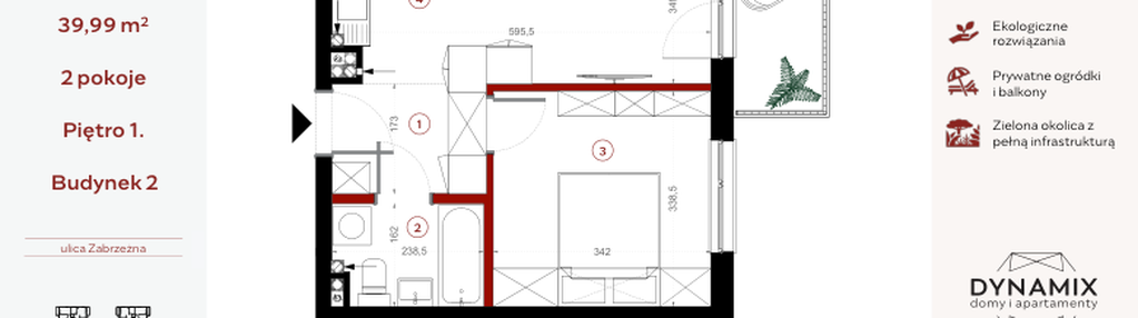 Mieszkanie w inwestycji: Apartamenty Dwie Rzeki