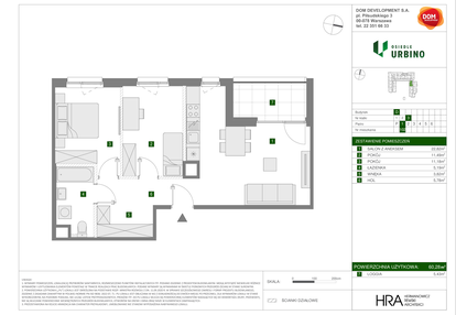 Mieszkanie w inwestycji: Osiedle Urbino etap 1.4