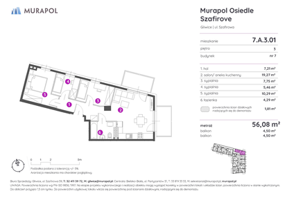 Mieszkanie w inwestycji: Murapol Osiedle Szafirove