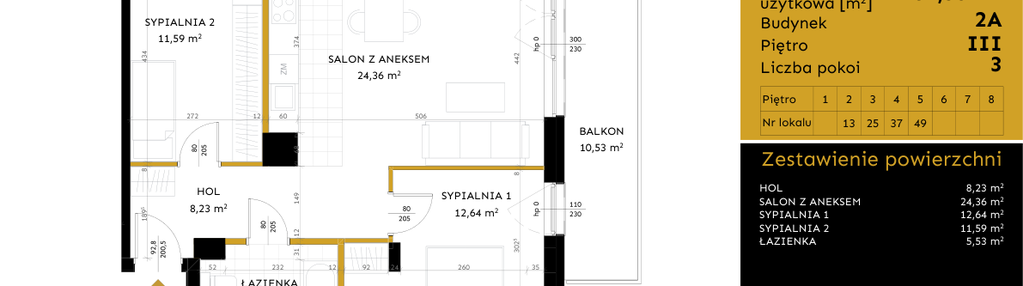 Mieszkanie w inwestycji: Corso etap 2