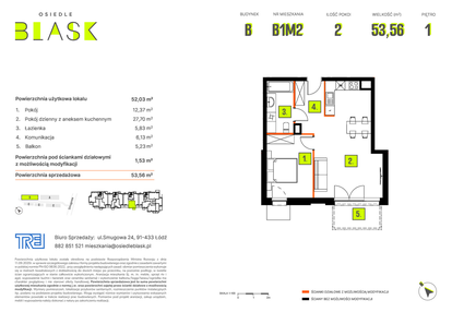 Mieszkanie w inwestycji: Osiedle BLASK - Etap I