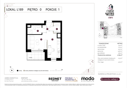 Mieszkanie w inwestycji: Osiedle Witaj etap II