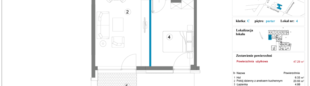 Mieszkanie w inwestycji: Daszyńskiego Square etap 2