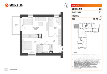 Mieszkanie w inwestycji: Locus 2 bud. B2