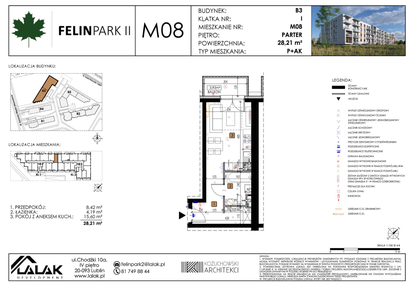 Mieszkanie w inwestycji: Felin Park II etap 2