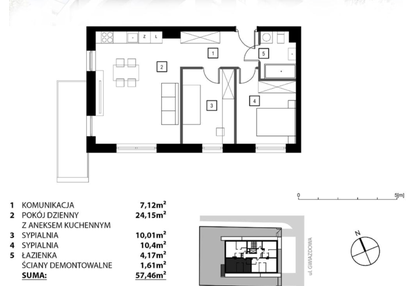 Mieszkanie w inwestycji: Gwiazdowa Park