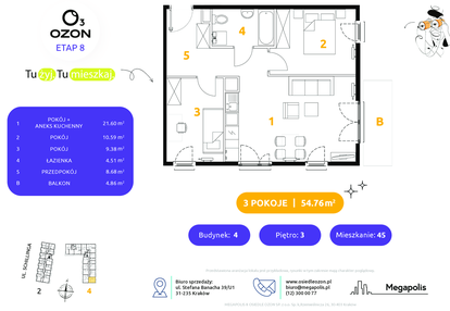 Mieszkanie w inwestycji: Osiedle Ozon etap VIII