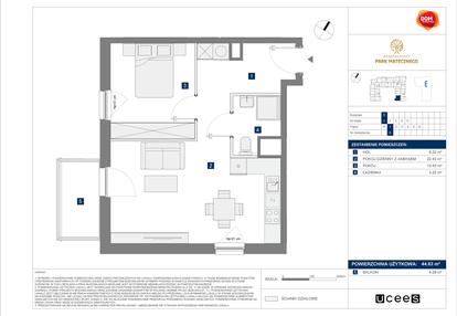 Mieszkanie w inwestycji: Apartamenty Park Matecznego Etap 1