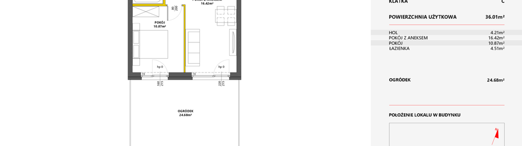 Mieszkanie w inwestycji: Metro Art 13