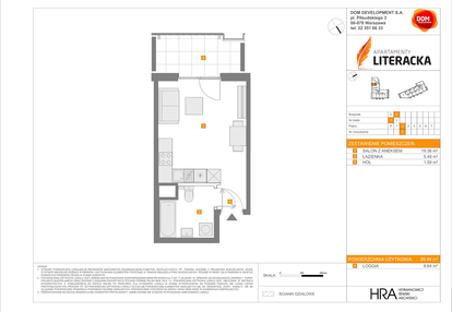 Mieszkanie w inwestycji: Apartamenty Literacka etap 2