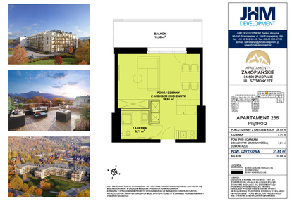 Mieszkanie w inwestycji: Apartamenty Zakopiańskie
