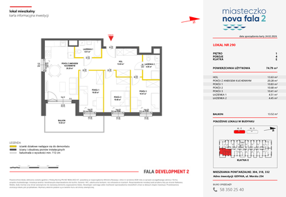 Mieszkanie w inwestycji: Miasteczko Nova Fala 2