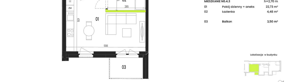 Mieszkanie w inwestycji: Ogrody Staromiejskie