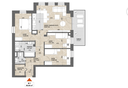 Mieszkanie w inwestycji: Apartamenty Śródmieście