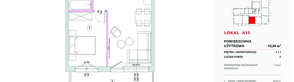 Mieszkanie w inwestycji: Dobka