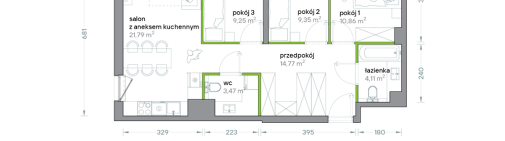 Mieszkanie w inwestycji: Podhalańska Vita