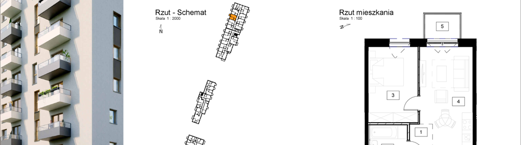 Mieszkanie w inwestycji: Osiedle Kochanowskiego - Gliwice