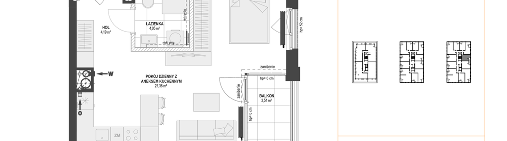 Mieszkanie w inwestycji: DOKI etap II (bud. G)