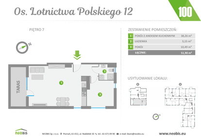 Mieszkanie w inwestycji: Os. Lotnictwa Polskiego 12