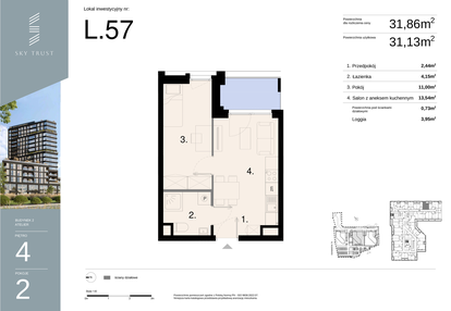 Mieszkanie w inwestycji: Sky Trust etap II - Apartamenty inwestycyjne