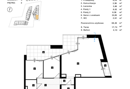 Mieszkanie w inwestycji: Cisha Apartamenty Dziwnów