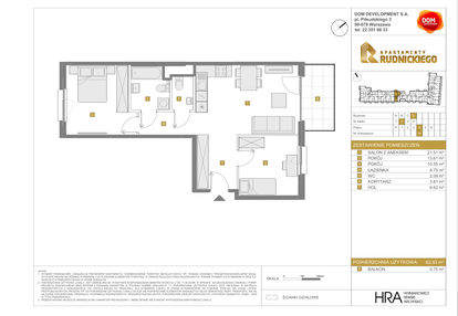 Mieszkanie w inwestycji: Apartamenty Rudnickiego