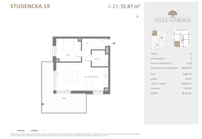Mieszkanie w inwestycji: Ville Garden
