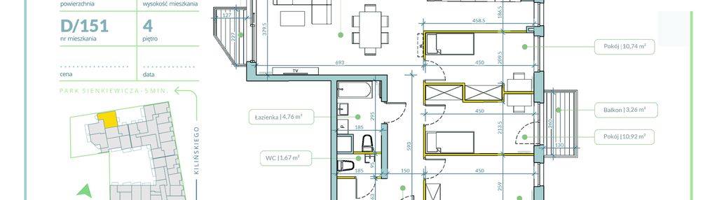 Mieszkanie w inwestycji: Flora Śródmieście
