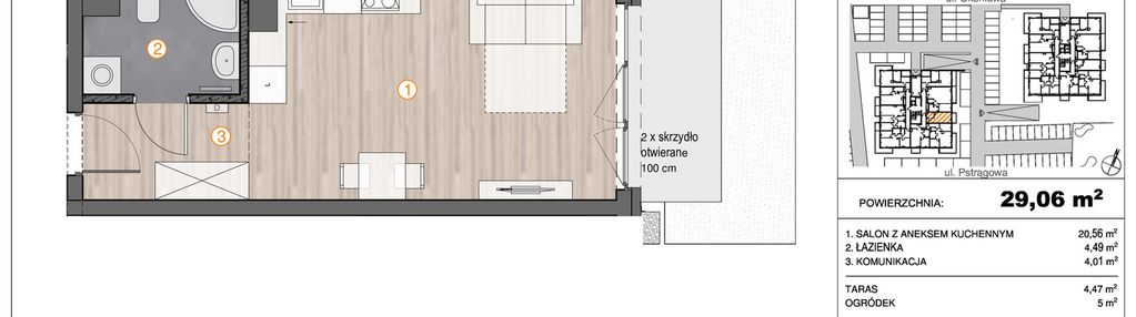 Mieszkanie w inwestycji: Osiedle Łososiowa