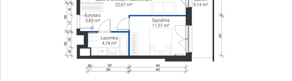 Mieszkanie w inwestycji: Nowe Zabłocie