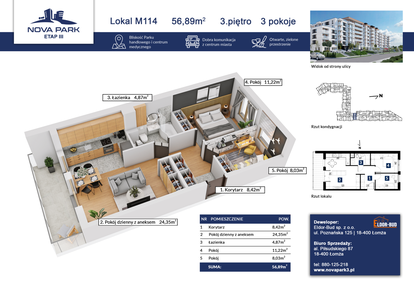 Mieszkanie w inwestycji: Nova Park etap III