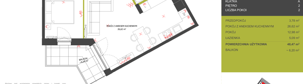 Mieszkanie w inwestycji: Na Wspólnej