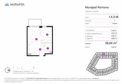 Mieszkanie w inwestycji: Murapol Portovo etap II