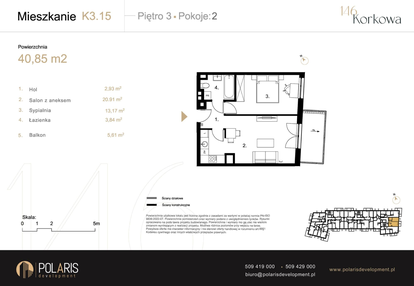 Mieszkanie w inwestycji: Korkowa 146
