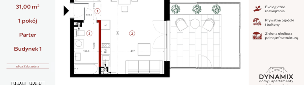 Mieszkanie w inwestycji: Apartamenty Dwie Rzeki