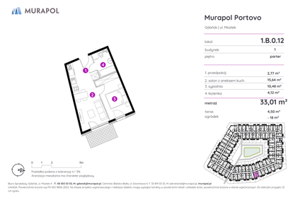 Mieszkanie w inwestycji: Murapol Portovo etap II