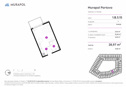 Mieszkanie w inwestycji: Murapol Portovo etap II