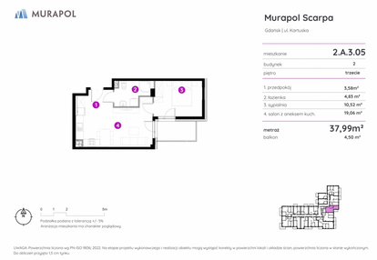 Mieszkanie w inwestycji: Murapol Scarpa