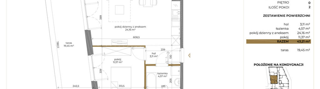Mieszkanie w inwestycji: Cieszyńska 9 budynek B i C