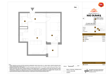 Mieszkanie w inwestycji: Apartamenty nad Oławką etap II