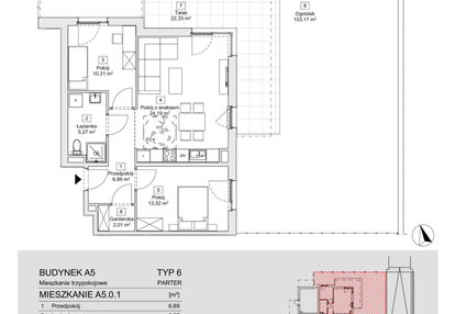 Mieszkanie w inwestycji: Zacisze Marcelin IIIa