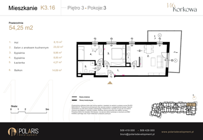 Mieszkanie w inwestycji: Korkowa 146