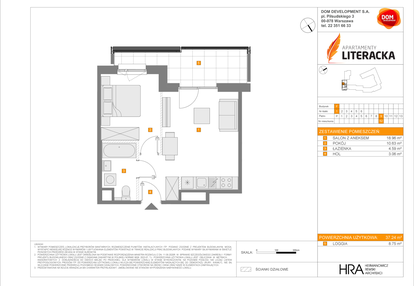 Mieszkanie w inwestycji: Apartamenty Literacka etap 2.3