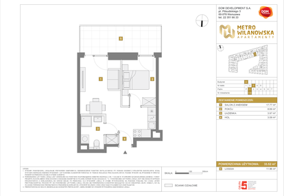 Mieszkanie w inwestycji: Apartamenty Metro Wilanowska