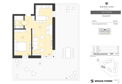 Mieszkanie w inwestycji: Woodland Resort&Spa